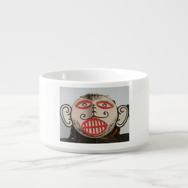 Thai Ghost Face, Phi Ta Khon Mask Festival, Loei Bowl (Center)