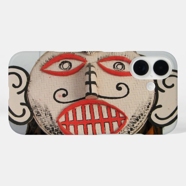Thai Ghost Face, Phi Ta Khon Mask Festival, Loei Case-Mate iPhone Case (Back (Horizontal))