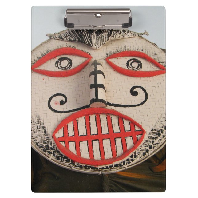 Thai Ghost Face, Phi Ta Khon Mask Festival, Loei Clipboard (Front)