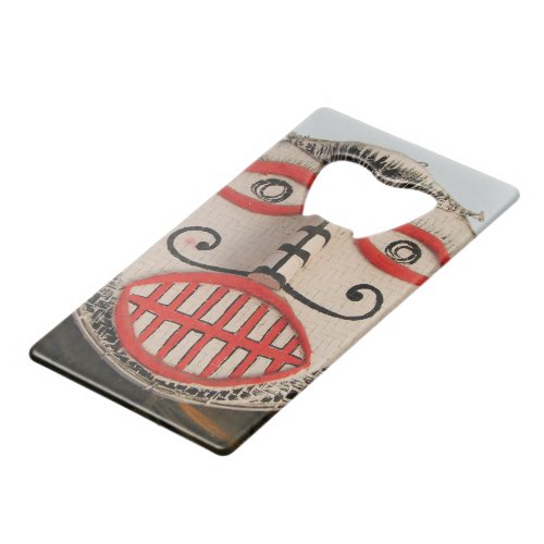 Thai Ghost Face Phi Ta Khon Mask Festival Loei Credit Card Bottle Opener