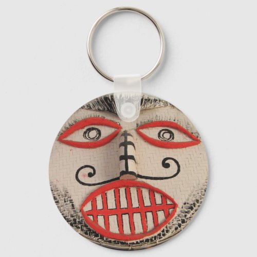 Thai Ghost Face Phi Ta Khon Mask Festival Loei Keychain