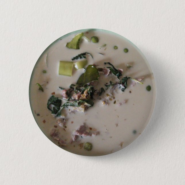 Thai Green Curry [แกงเขียวหวาน] ... Asian Food Button (Front)