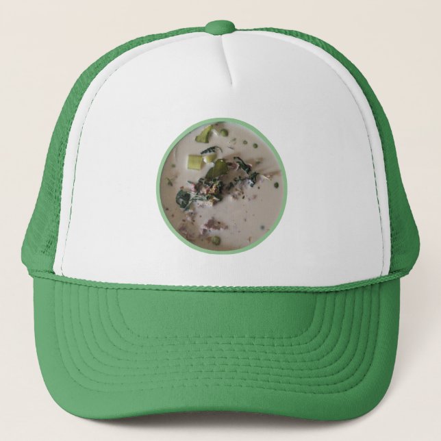 Thai Green Curry [แกงเขียวหวาน] ... Asian Food Trucker Hat (Front)