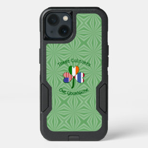 Thai Irish American Shamrock Flag Personalized  iPhone 13 Case