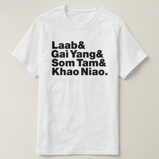 Thai Isaan Street Food T-Shirt (Design Front)
