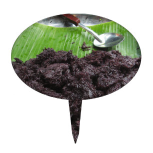 Thai Lao Black Sticky Rice [Khao Niao Dam] Cake Topper
