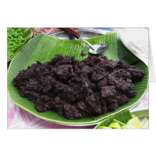 Thai Lao Black Sticky Rice [Khao Niao Dam] Card