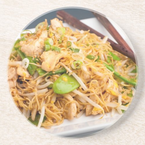 Thai Lo Mein Noodle Stir Fry Coaster