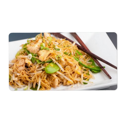 Thai Lo Mein Noodle Stir Fry Label
