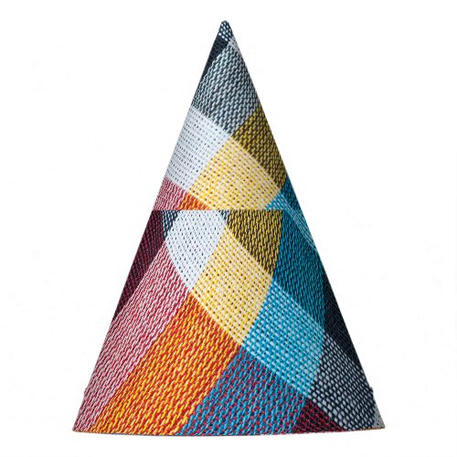 Thai Loincloth Closeup Fabric Texture Party Hat