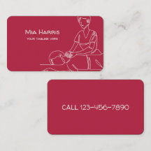 Thai Massage  Business Card