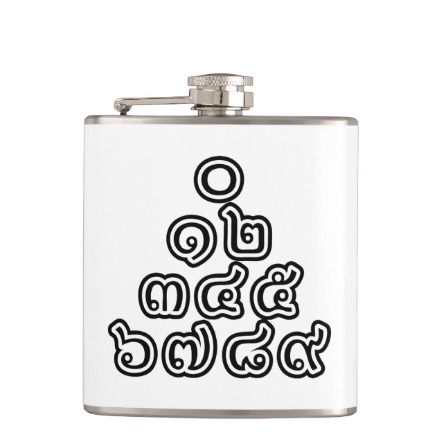 Thai Numbers Pyramid ♦ Thai Language Script ♦ Flask (Front)