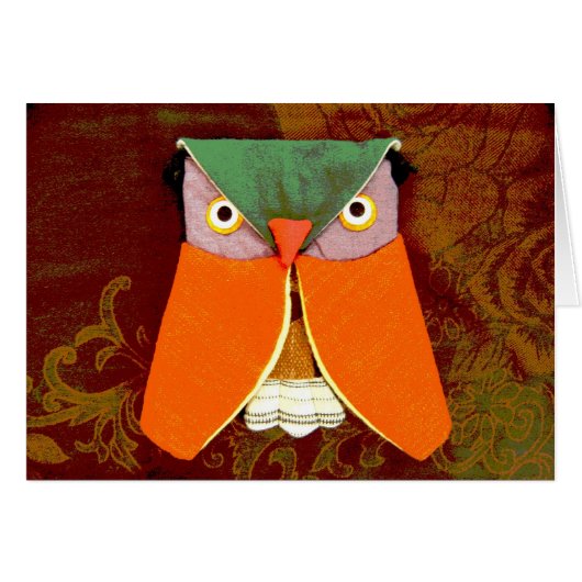 Thai Owl Handicraft Cards (Front Horizontal)