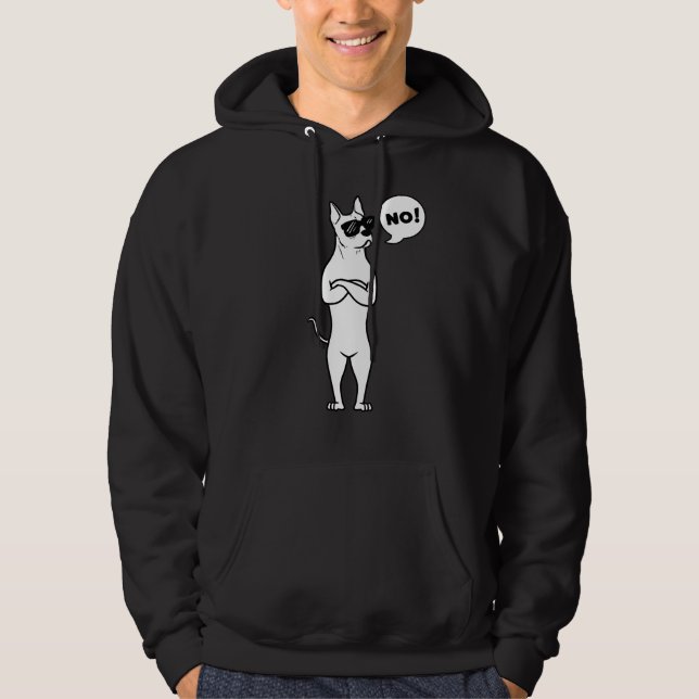 Thai Ridgeback Stubborn Dog Hoodie (Front)