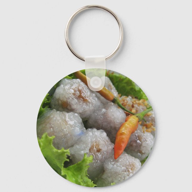 Thai Sago with Chili ... Thailand Street Food Keychain (Front)
