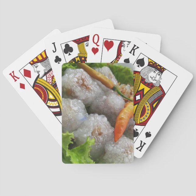 Thai Sago with Chili ... Thailand Street Food Poker Cards (Back)