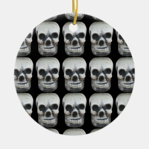 Thai Skull Ceramic Ornament