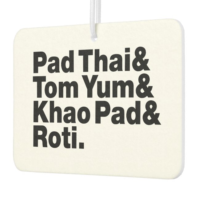 Thai Street Food Air Freshener (Left)