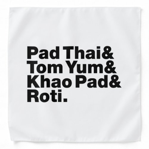 Thai Street Food Bandana