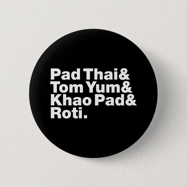 Thai Street Food Button (Front)