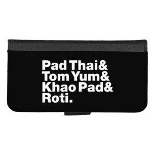Thai Street Food iPhone 8/7 Wallet Case