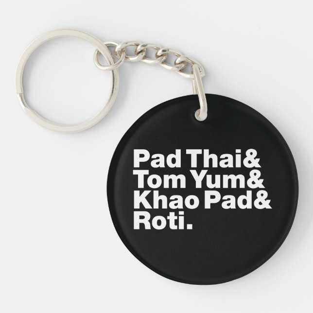 Thai Street Food Keychain (Front)
