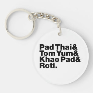 Thai Street Food Keychain