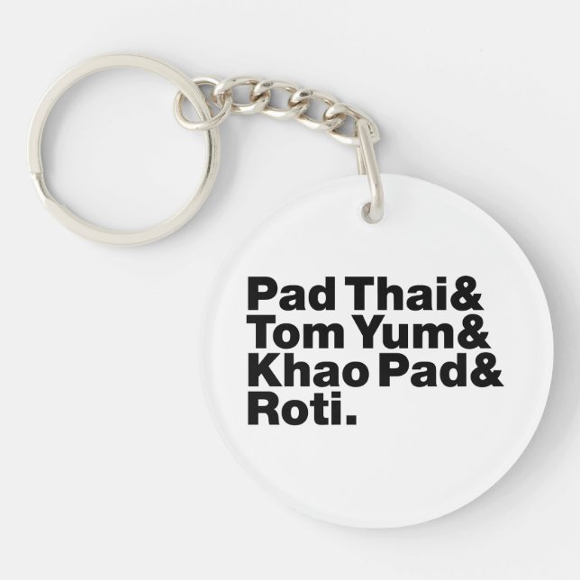 Thai Street Food Keychain (Front)