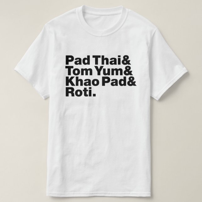 Thai Street Food T-Shirt (Design Front)