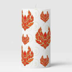 Thai style. pillar candle
