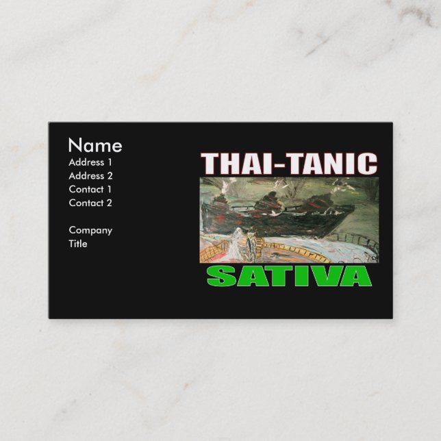THAI TANIC SATIVA BUSINESS CARD (Front)