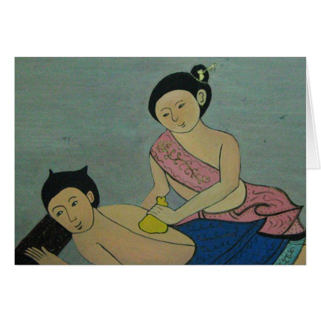 Thai Traditional Massage Card (Front Horizontal)