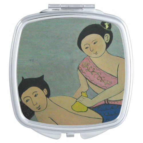 Thai Traditional Massage Compact Mirror