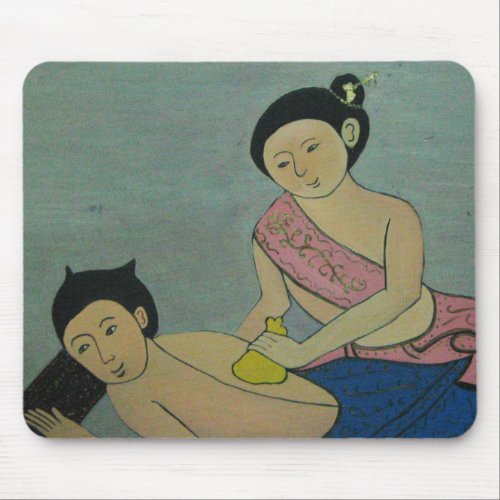 Thai Traditional Massage Mouse Pad