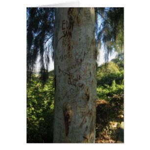 Thai Tree Graffiti Card