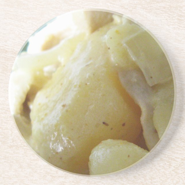 Thai Yellow Curry [แกงกะหรี่] .. Asian Street Food Drink Coaster (Front)