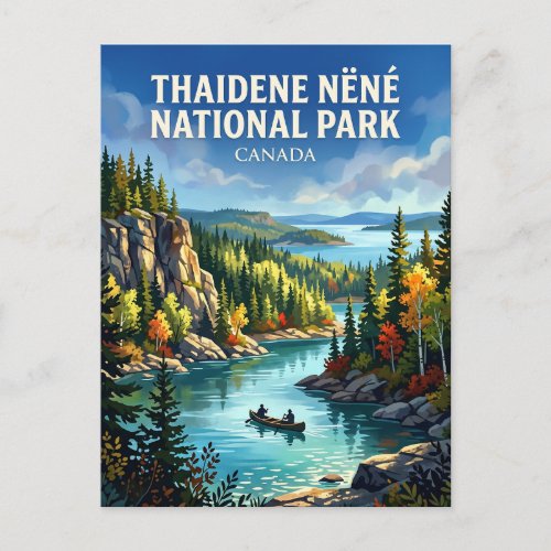 Thaidene Nëné National Park Canada Postcard