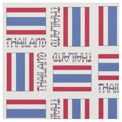 Thailand and Thai Flag Fabric