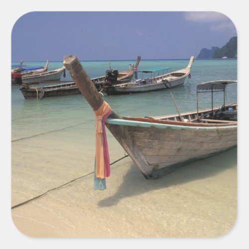 Thailand Andaman Sea Ko Phi Phi Island Square Sticker