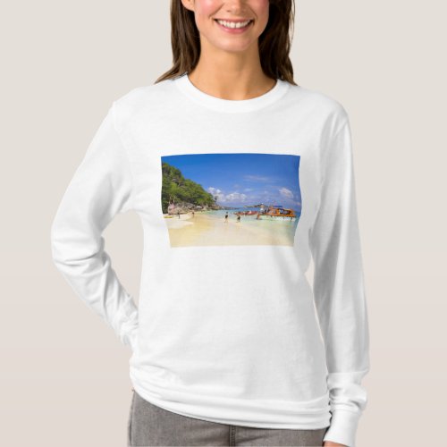 Thailand Andaman Sea Passengers onshore at T_Shirt