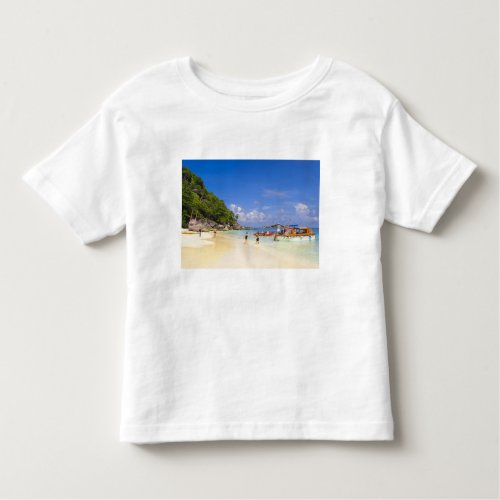 Thailand Andaman Sea Passengers onshore at Toddler T_shirt