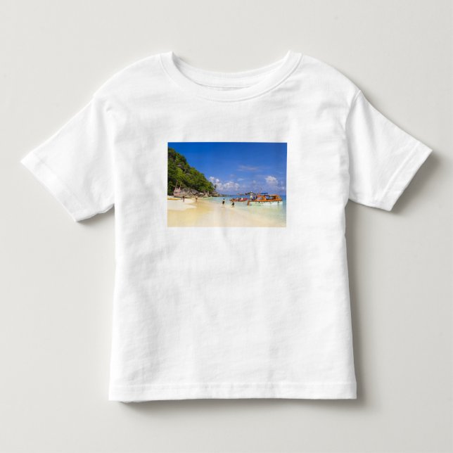 Thailand, Andaman Sea. Passengers onshore at Toddler T-shirt (Front)