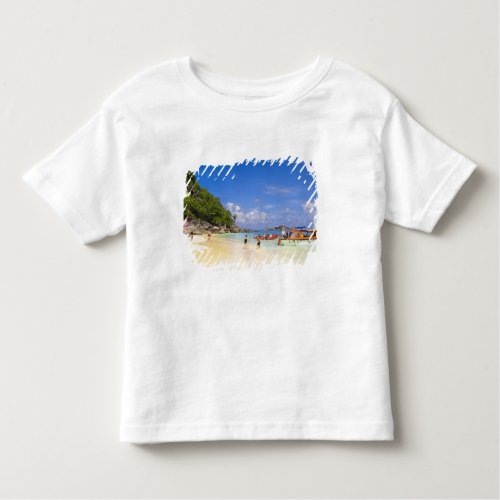 Thailand Andaman Sea Passengers onshore at Toddler T_shirt