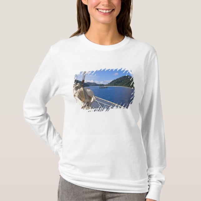 Thailand, Andaman Sea. Star Fyer clipper ship T-Shirt (Front)