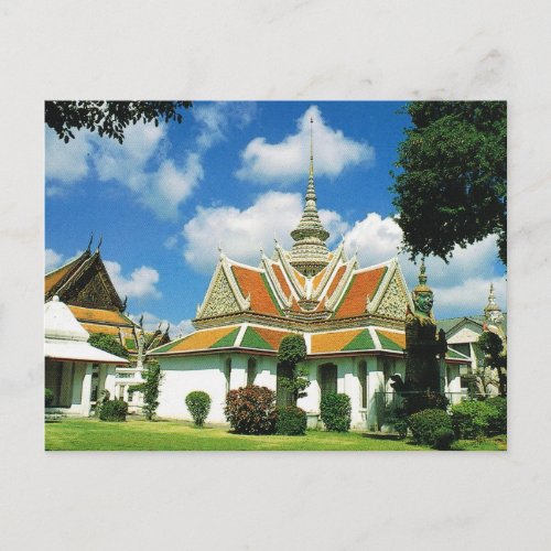 Thailand Bangkok  Aroon Temple Postcard