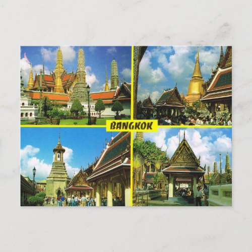 Thailand Bangkok Multiview Postcard