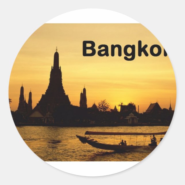 Thailand Bangkok (St.K) Classic Round Sticker (Front)