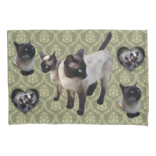 Thailand-born Siamese cat Pillow Case
