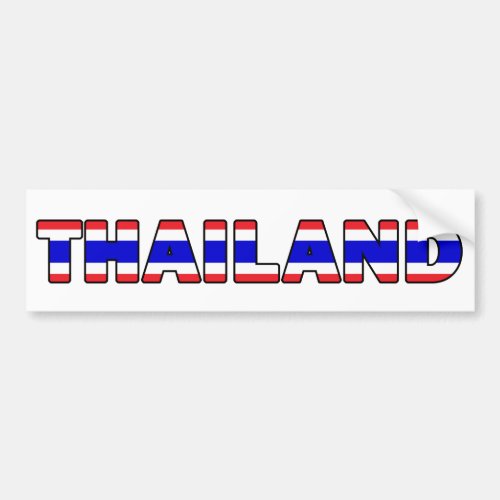 Thailand Bumper Sticker
