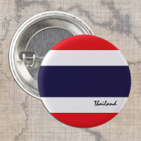Thailand button, patriotic Thai Flag fashion